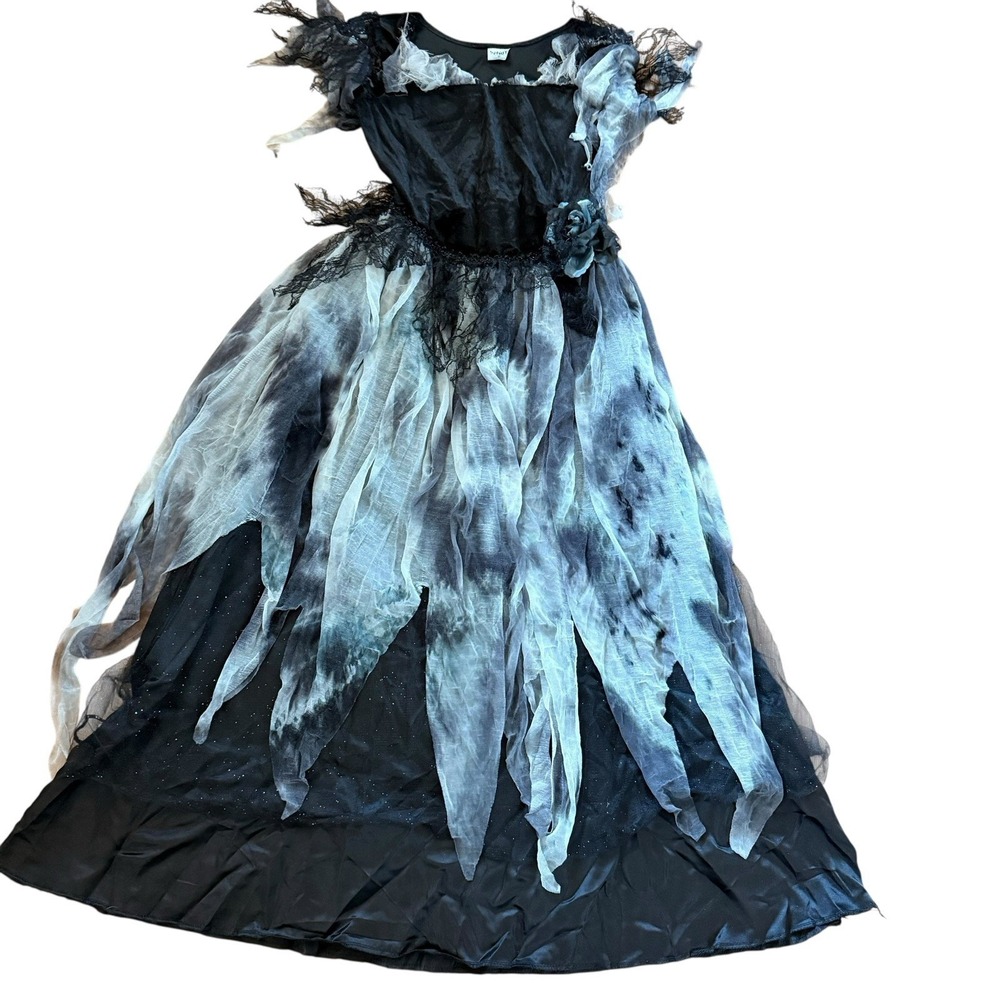 Spirit Halloween Cemetery Bride Frankenstein Child M Halloween Costume Gown Only